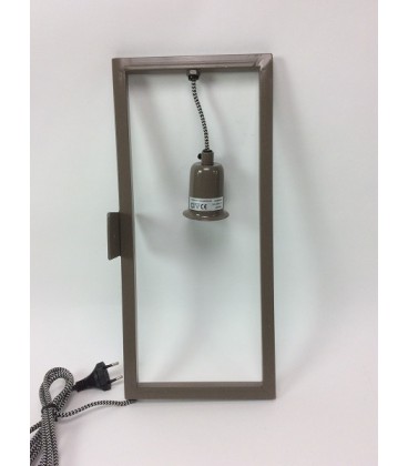 Wall Lamp Frame 18x10x40 cm Mountain Grey