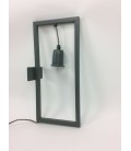 Wall Lamp Frame 18x10x40 cm Blue Grey