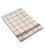 Theedoeken rood/blauw of beige geruit 50x70cm set van 3 stuks. 55% ramee/ 45% katoen