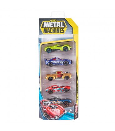 ZURU METAL MACHINES DIECAST AUTO'S 5 PACK ASSORTI