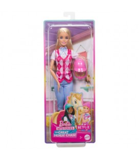 Barbie Paardrij Pop Malibu