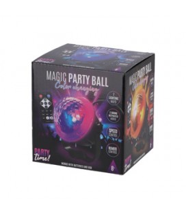 Party Time Magische party bal met disco effect en afstandsbediening