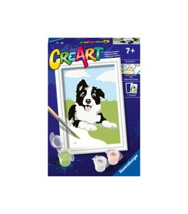 Ravensburger Creart schilderen op nummer border collie