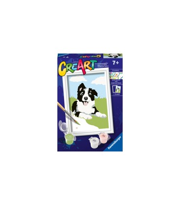 Ravensburger Creart schilderen op nummer border collie