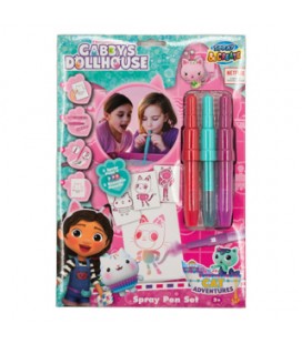 Gabby's Dollhouse Spray Pen Set In A4 Enveloppe