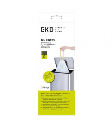 EKO afvalzak type C 10-15L - 20 stuks/rol