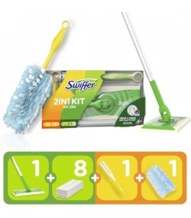 Swiffer Duo Starterkit incl. Navullingen 8+1 stuks